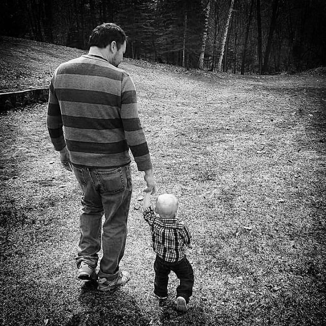 We're taking a walk, we'll be back soon. 